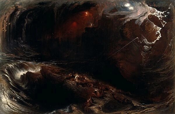 The Deluge Signed and dated, lower right: J. Martin. | 1834, John Martin