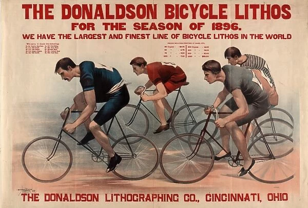The Donaldson bicycle lithos for the season of 1896; Donaldson Lith