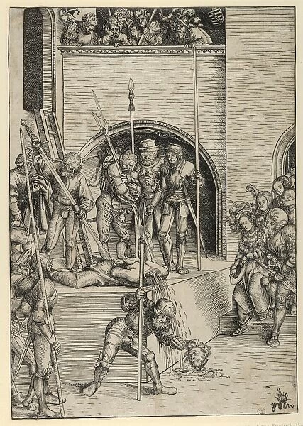 Drawings Prints, Print, Beheading St. John Baptist, Artist, Lucas Cranach Elder, German