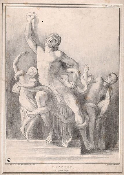 Drawings Prints, Print, Laocoon, Classical Subject, HB Sketches, No. 526, Subject