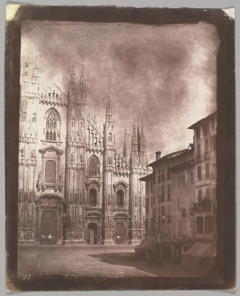 Duomo Milan 1846 Salted paper print paper negative