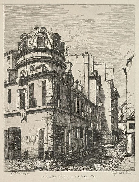 Eaux-Fortes sur le Vieux Paris Ancienne ecole de medecine rue de la