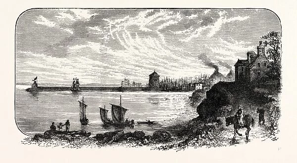 Edinburgh: Leith Pier, from the West, 1775