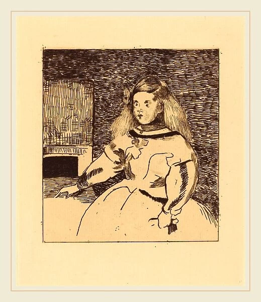 Edouard Manet after Diego Velazquez (French, 1832-1883), The Infanta Marguerita