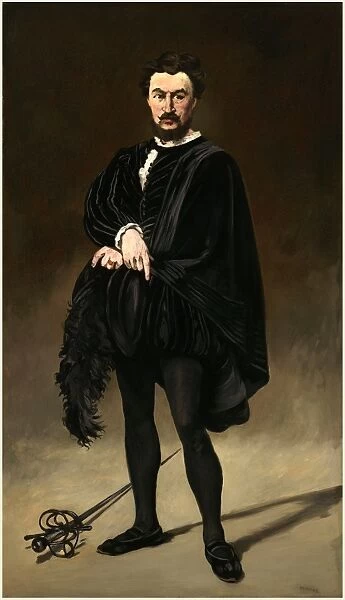 Edouard Manet, French (1832-1883), The Tragic Actor (Rouviere as Hamlet), 1866, oil