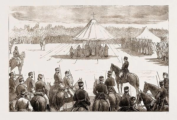The End of the Carlist War: King Alfonso and the Troops Hearing Mass in the Camp