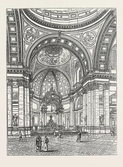 Framed Print : The New Oratory Church at Brompton: Sanctuary Print Framed Print : The New Oratory Church at Brompton: Sanctuary Print