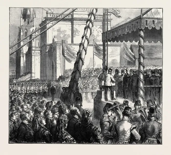 Framed Print : The Duke and Duchess of Teck at Southport Print (Engravings) Framed Print : The Duke and Duchess of Teck at Southport Print (Engravings)