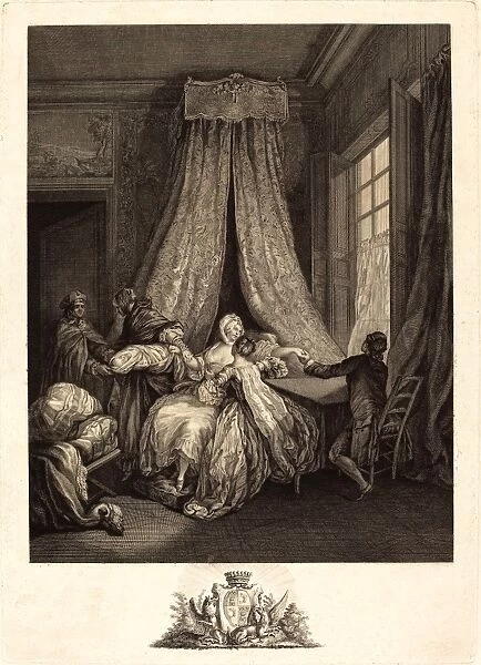 Franazois Voyez after Pierre-Antoine Baudouin, French (1746-1805), Le fruit de l amour