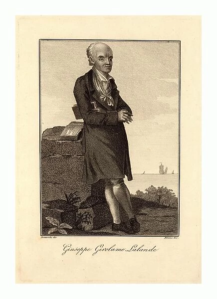 Full-length portrait of French astronomer Joseph Ja ra┼¢me Lalande