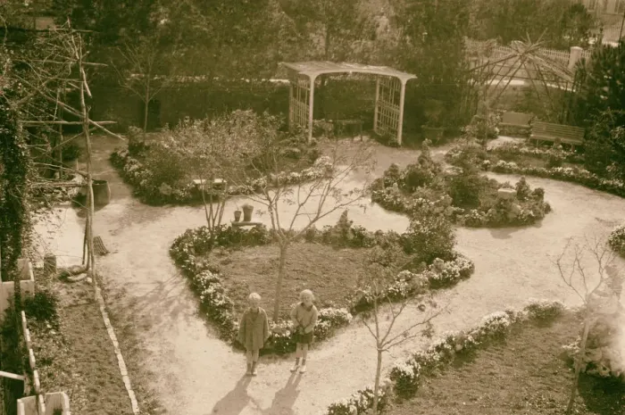 Framed Print : Garden 1925 Print Framed Print : Garden 1925 Print