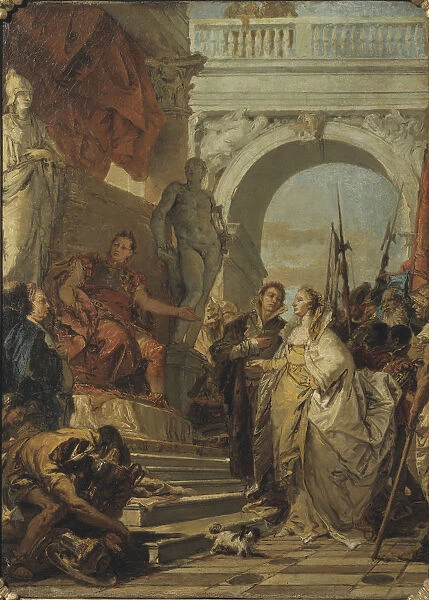 Giovanni Battista Tiepolo Continence Scipio Scipios nobility