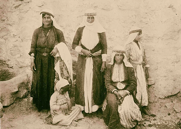 Group Druze Druze women 1900 Israel