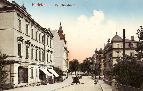 HauptstraBe Alt-Radebeul 1910 Landkreis MeiBen