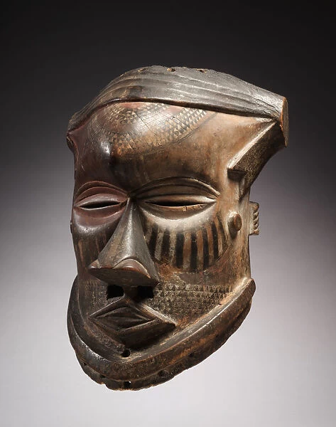 Helmet Mask mid-late 1800s Central Africa Democratic Republic