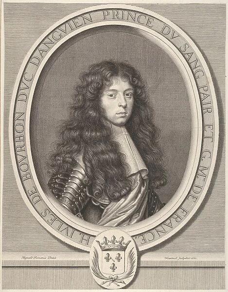 Henri-Jules de Bourdon duc d'Enghien 1661 Engraving