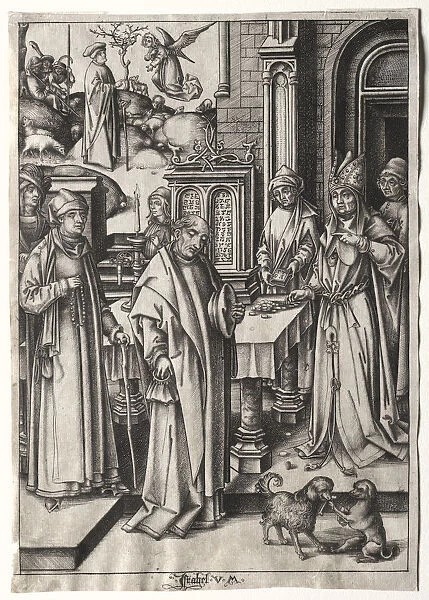 High Priest Rejecting Offering Joachim Israhel van Meckenem