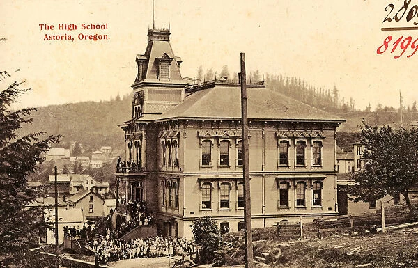 High schools Oregon Astoria 1906 Ore. High School