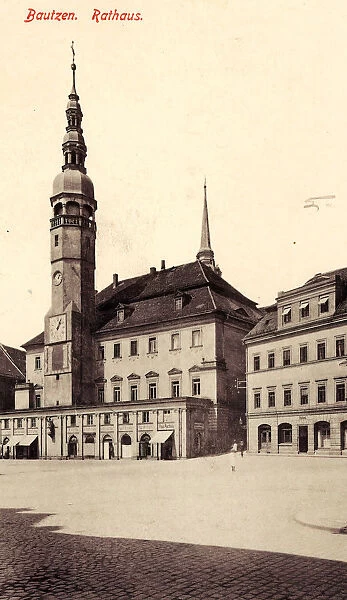Historical images Rathaus Bautzen Time 13: 05