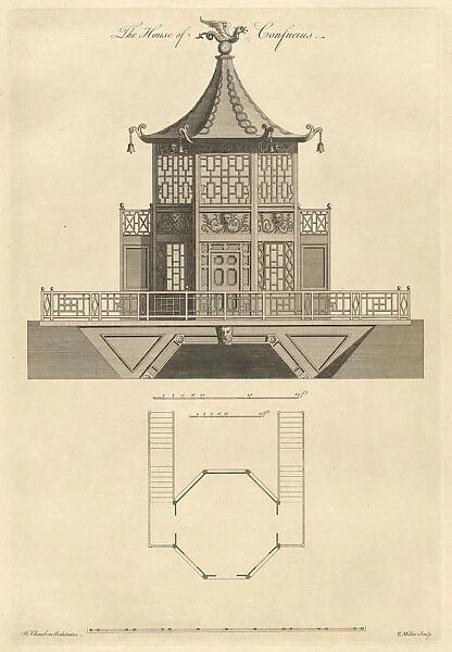 House Confucius Plans elevations sections perspective views