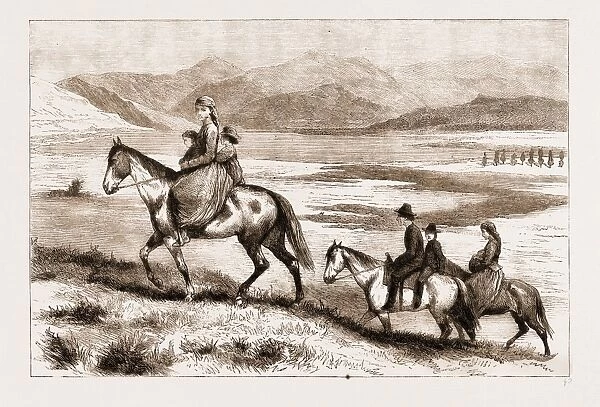 Indians at Lake Okanagan, Canada, 1883
