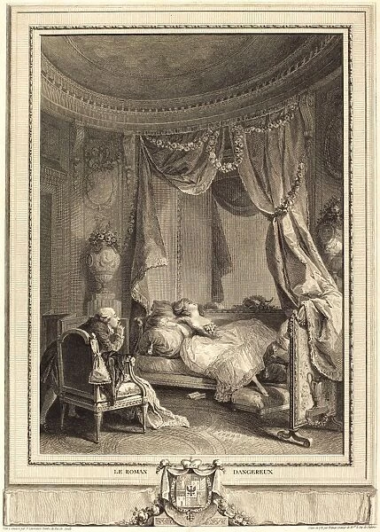 Isidore-Stanislas Helman after Nicolas Lavreince, French (1743-1806-1810), Le roman