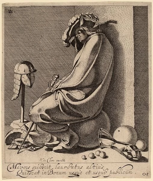 Jacques de Gheyn III (Dutch, c. 1596 - 1641), Mars Sleeping, c