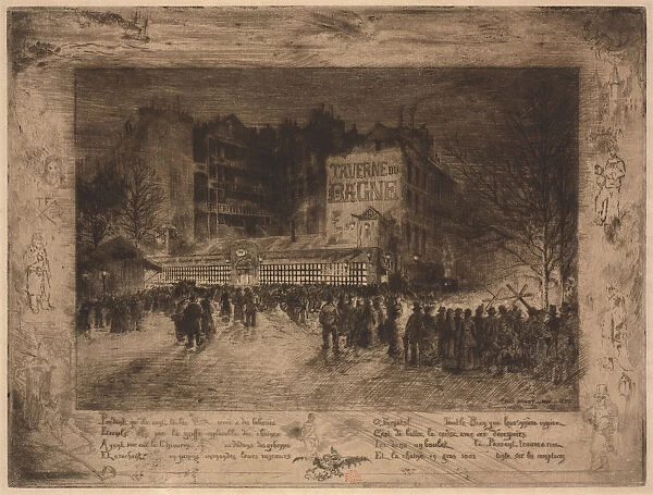 La Place des Martyrs et la Taverne du Bagne 1885