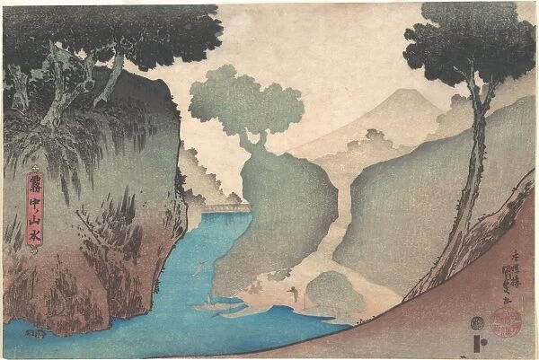 Landscape Mist Edo period 1615-1868 mid-19th century
