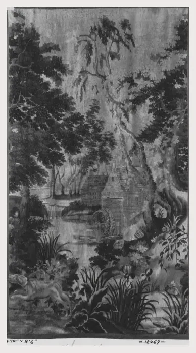 Framed Print : Landscape Watermill Print Framed Print : Landscape Watermill Print