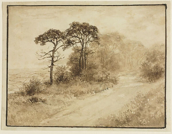 Landscape Winding Road 1833 Thomas Doughty American