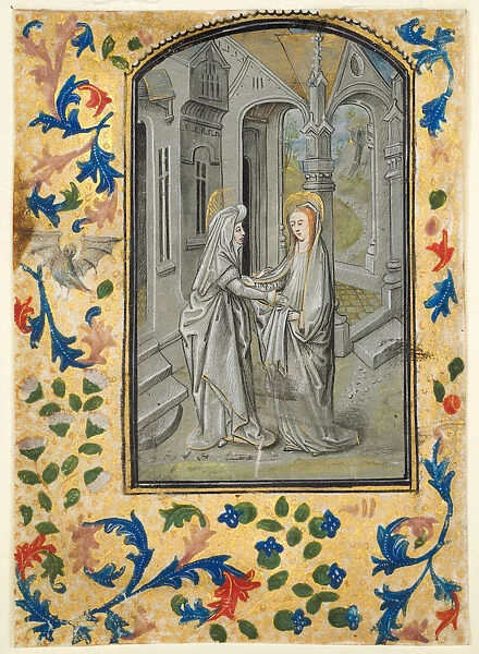 Leaf Book Hours Annunciation Shepherds 1470-1480