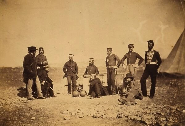 Lieutenant-General Sir John Campbell & group of officers, Crimean War, 1853-1856