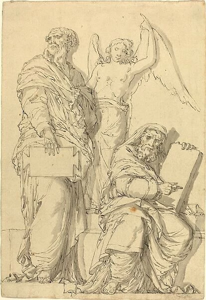Louis-Felix de La Rue after Raphael, French (1731-1765), The Prophets Hosea and Jonah