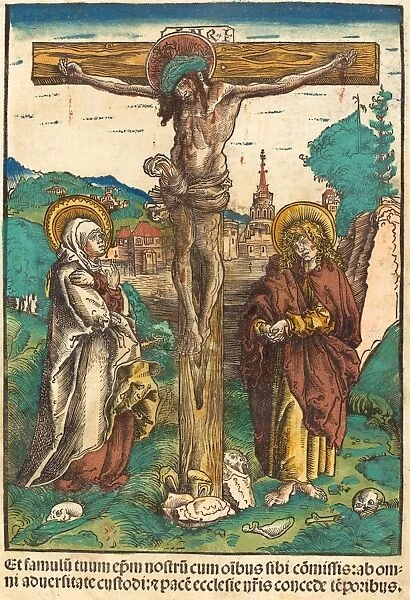 Lucas Cranach the Elder (German, 1472 - 1553), Christ on the Cross Between the Virgin
