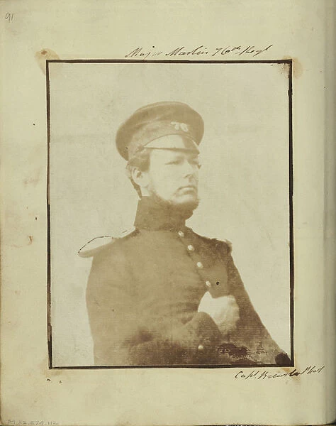 Major Martin Capt Henry Craigie Brewster British
