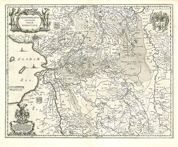 Map Transiselania dominivm vernaculA┼í -Yssel