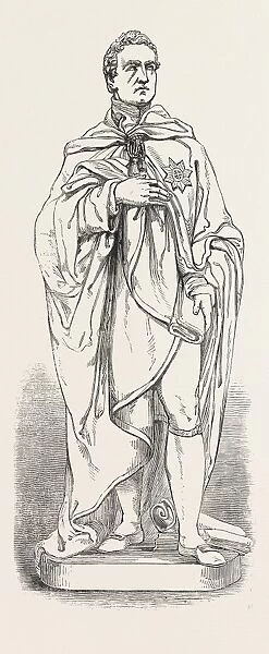 Marble Statue of the Late Marquis of Londonderry, K. G. by J. E. Thomas