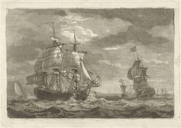 Three Masters on troubled water, Gerrit Groenewegen, 1791