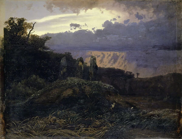 Megalithic Tomb 1847 oil canvas 60. 2 x 77. 5 cm