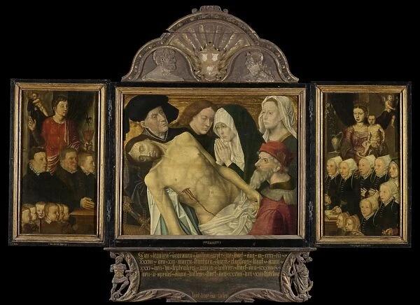 Memorial Triptych, formerly called the Gertz Memorial Triptych, with the Lamentation