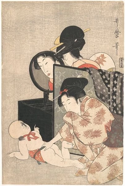 Mother Child Edo period 1615-1868 ca 1793 Japan