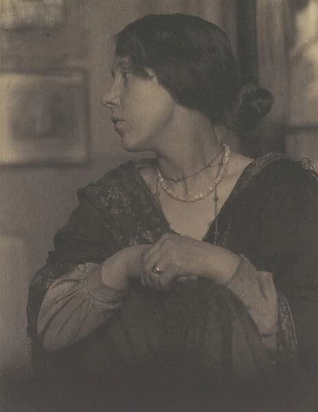 Mrs F H Evans ca 1901 Platinum print Image 7 1  /  2