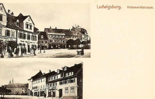 Multiview postcards Shops Baden-Württemberg