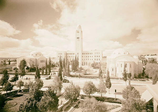 Newer Jerusalem suburbs Y. M. C. A panorama buildings