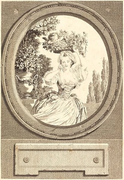 Nicolas Ponce after Pierre-Antoine Baudouin, French (1746-1831), Marton, 1777, etching