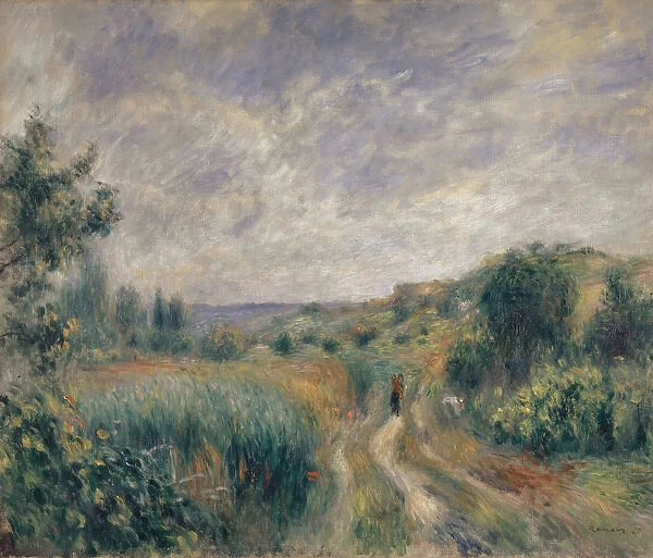 Paysage aux environs d Essoyes 1892 oil canvas