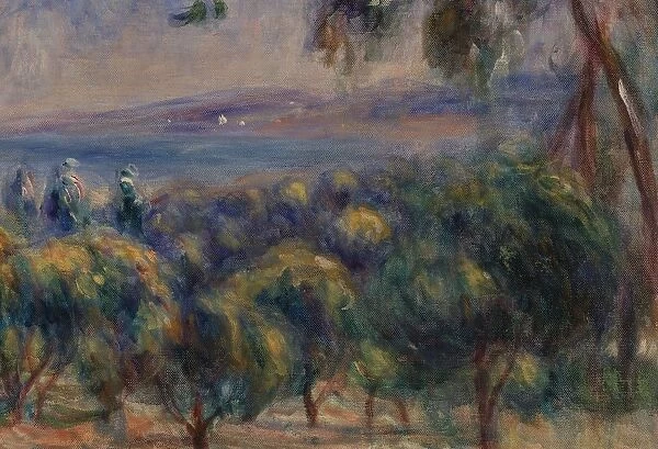 Pierre-Auguste Renoir Landscape Figures Cagnes