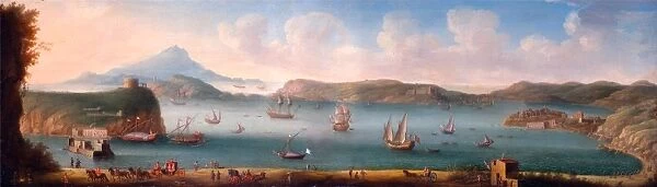 Port Mahon, Minorca, Gaspar Butler, active ca. 1718-1730, British