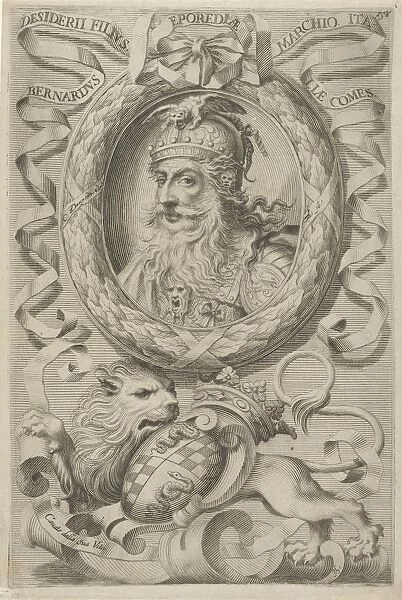 Portrait Bernardus Desiderii Bernardus Desiderii filius Eporediae marchio